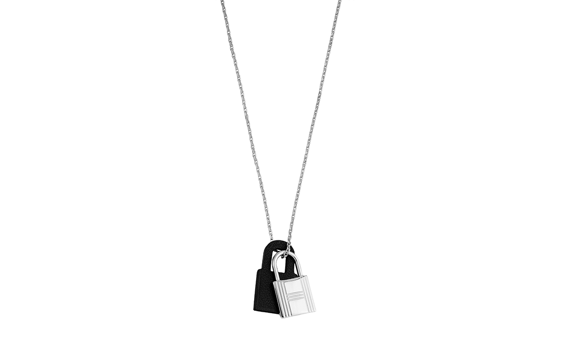 (Women) HERMES Elegant Padlock Pendant Metal Necklace for Women H078852CK89 圖 2