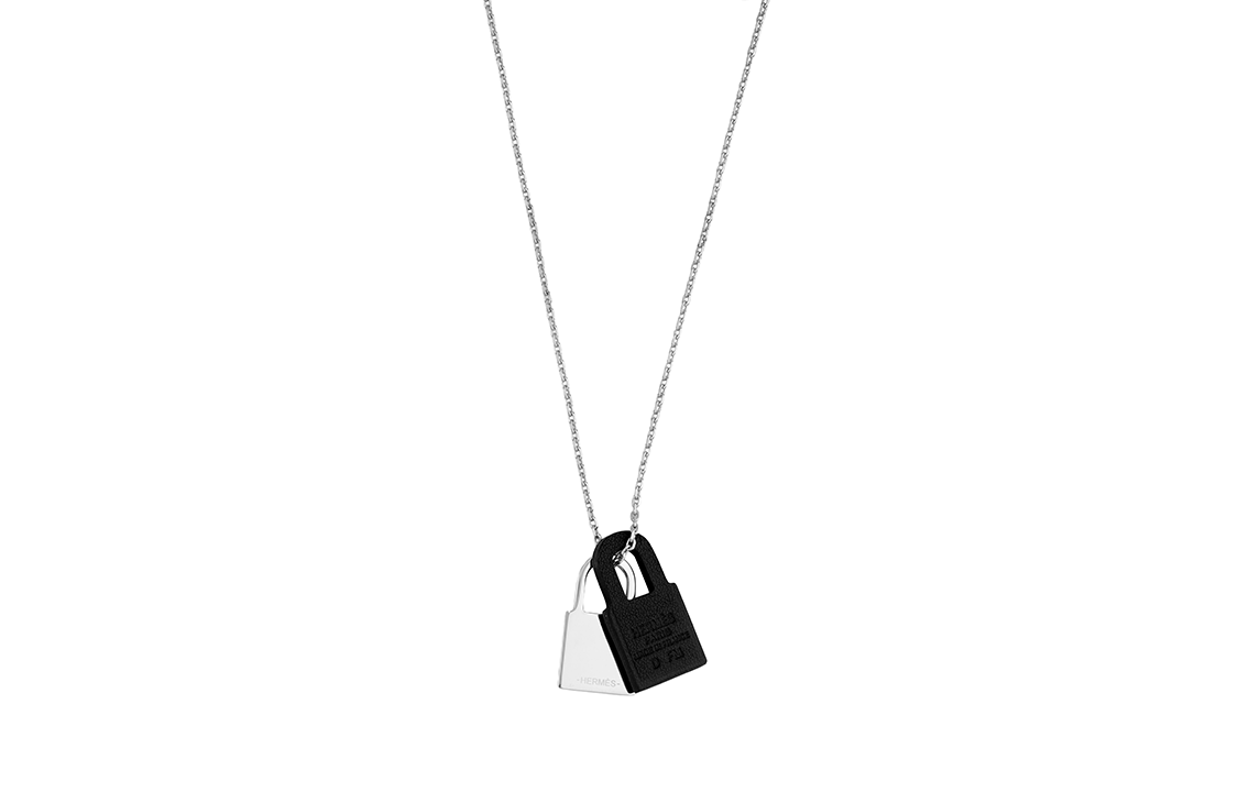 (Women) HERMES Elegant Padlock Pendant Metal Necklace for Women H078852CK89 圖 3