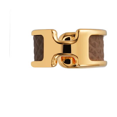 (Women) HERMES Elegant Simple Leather Clip-On Earrings. H010734CC18