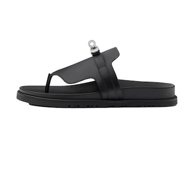 (W) HERMES Empire 'Black Calfskin'