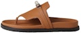 (Women) HERMES Empire Leather Open-Toe Flat Sandal 'Brown Fashion' H221074Z-A3