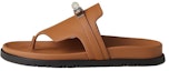 Buy (Women) HERMES Empire Leather Open-Toe Flat Sandal 'Brown Fashion' H221074Z-A3