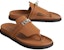 (Women) HERMES Empire Leather Open-Toe Flat Sandal 'Brown Fashion' H221074Z-A3