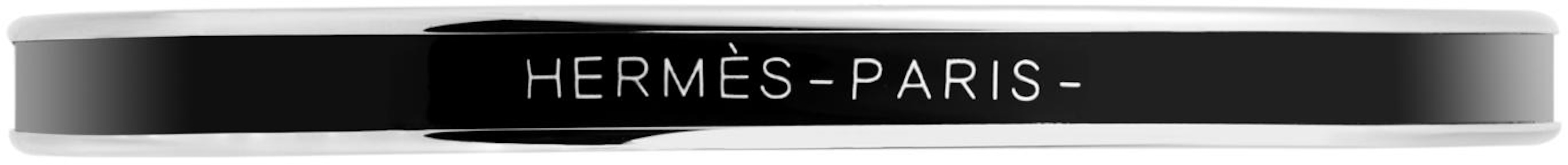 (W) 爱马仕 黑色搪瓷手镯 H240001FP01 Lookbook (W) 爱马仕 黑色搪瓷手镯 H240001FP01