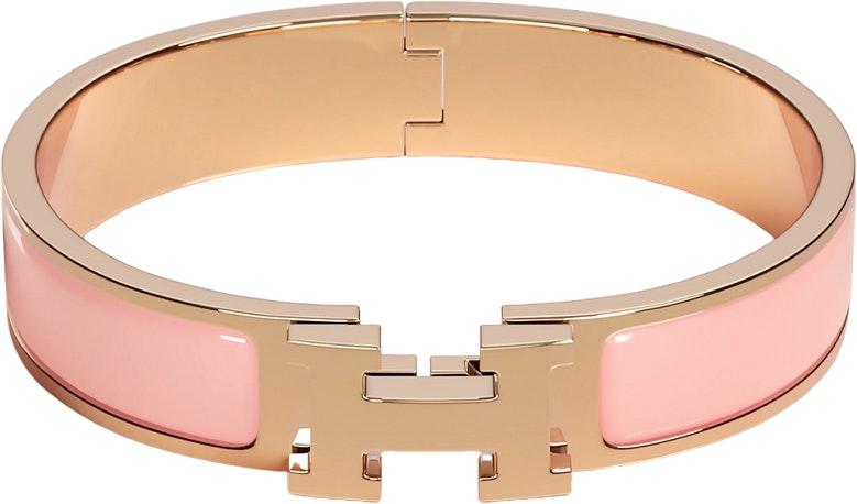 women-hermes-enamel-bracelet-pink-rose-gold-h700001-fo-1z