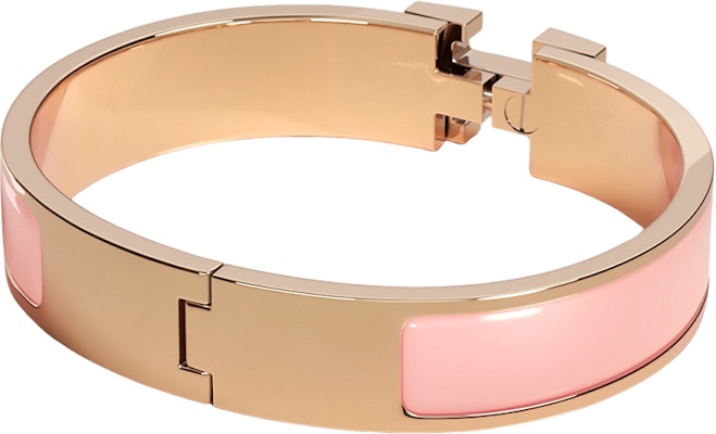 (W) Gelang HERMES Enamel Merah Jambu/Emas Rose. H700001FO1z Lookbook (W) Gelang HERMES Enamel Merah Jambu/Emas Rose. H700001FO1z