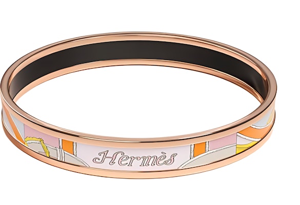 (W) Gelang Enamel HERMES Emas Mawar Logo Huruf Pelbagai Warna Aksesori H213314FOF7 Buy (W) Gelang Enamel HERMES Emas Mawar Logo Huruf Pelbagai Warna Aksesori H213314FOF7