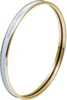 (Women) HERMES Enamel Bracelet with Logo Print Decoration for Women - Blue. H240001F 4H (Women) HERMES Enamel Bracelet with Logo Print Decoration for Women - Blue. H240001F 4H