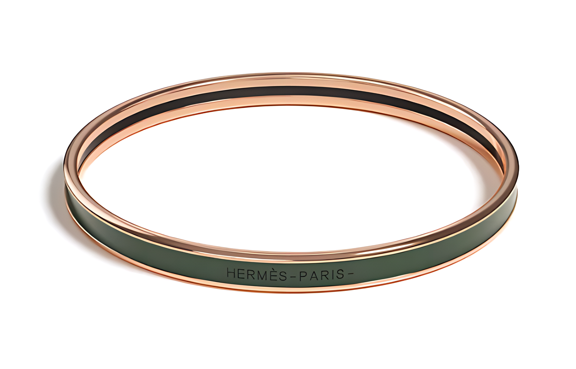 (Women) HERMES Enamel Bracelet Women Dark Green. H240001FO3V