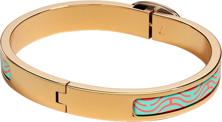 (W) HERMES Gelang Bersadur Emas dengan Corak Hiasan Wanita Emas. H200003FF2PM Lookbook (W) HERMES Gelang Bersadur Emas dengan Corak Hiasan Wanita Emas. H200003FF2PM