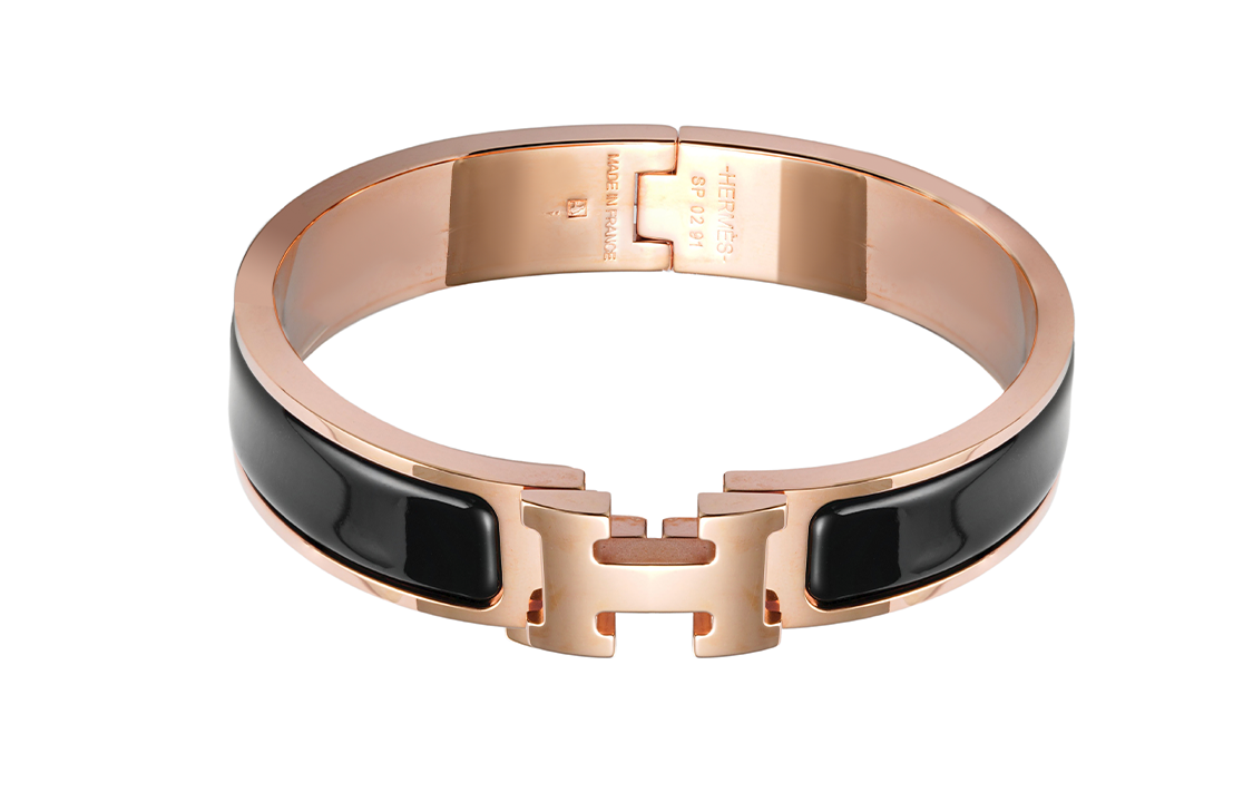 Order (W) 에르메스 에나멜 H 브레이슬릿 POP 디자인 액세서리. H700001F001GM