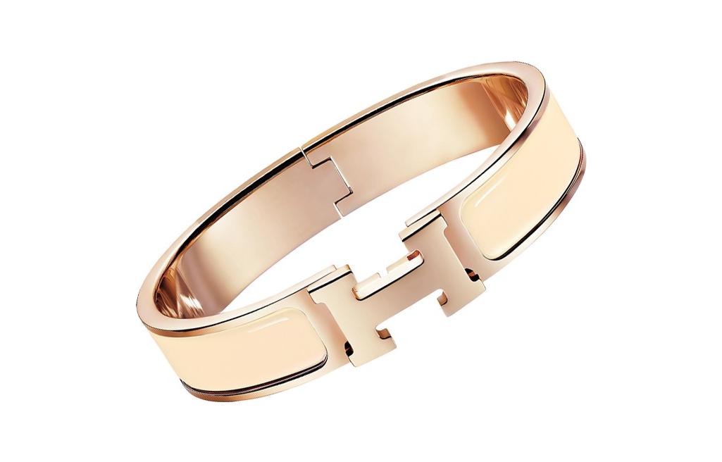 (Women) HERMES Enamel Metal Logo Bracelet for Women H700001FO4P 圖 3