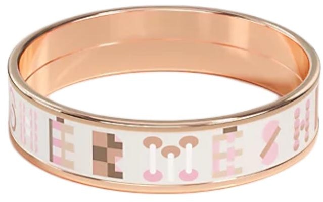 (W) Anillo Diseño Logo HERMES de Oro Rosa Esmaltado para Mujer - Oro Rosa. H405423FOA1 Buy (W) Anillo Diseño Logo HERMES de Oro Rosa Esmaltado para Mujer - Oro Rosa. H405423FOA1