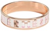 Order (W) Anillo Diseño Logo HERMES de Oro Rosa Esmaltado para Mujer - Oro Rosa. H405423FOA1