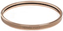 Buy (Women) HERMES Enamel Ultra-Slim Rose Gold Bracelet for Women - Chestnut Brown. H240001FO6465