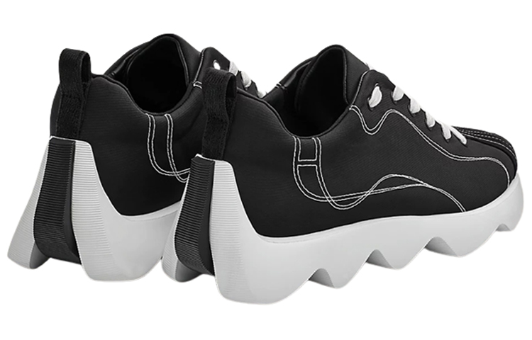 Shop HERMES愛馬仕 Envol 系帶運動 低筒 生活休閒鞋 女款 黑色