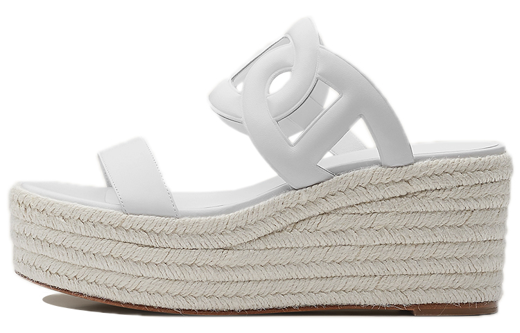 (Women) HERMES Epopee 'White Woven Leather' H221145Z-90