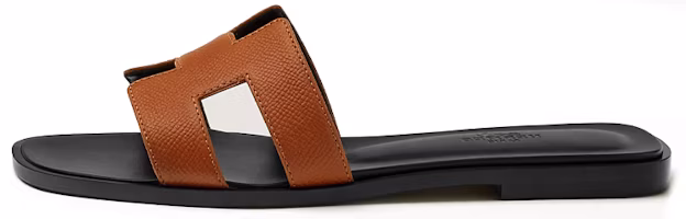 (Women) HERMES Epsom Heritage Sandals 'Brown Leather' H222099Z-A3 (Women) HERMES Epsom Heritage Sandals 'Brown Leather' H222099Z-A3