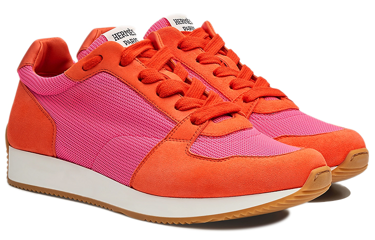 Lookbook HERMES 愛馬仕 Escape 山羊皮運動鞋 女款 紅粉