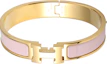 Buy (Women) HERMES Escaping Princess Silver Bow Bracelet Gold Pink Jewelry H700001F1ZPM