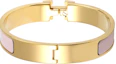 Lookbook (Women) HERMES Escaping Princess Silver Bow Bracelet Gold Pink Jewelry H700001F1ZPM