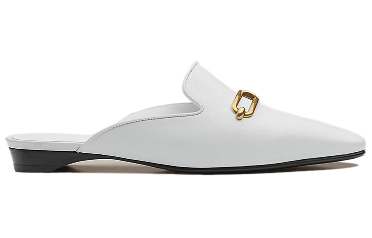 Order (W) HERMÈS Esmee ''Weiße Ziegenleder-Pantoletten'' H221156Z-90