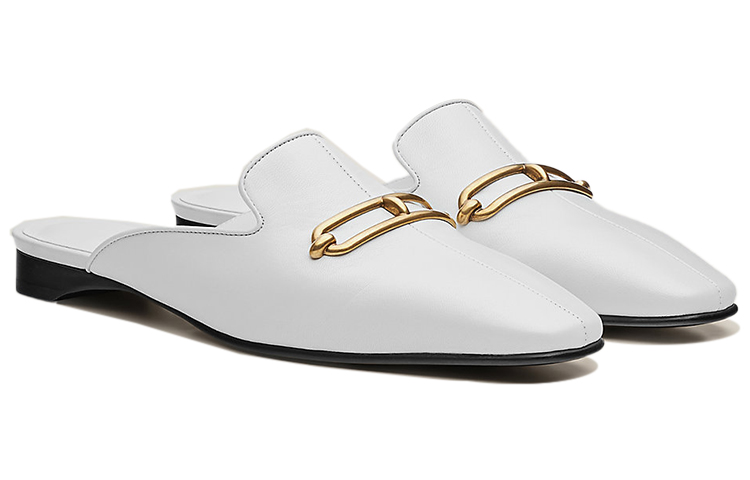 Lookbook (W) 에르메스 에스미 화이트 염소가죽 뮬 H221156Z-90