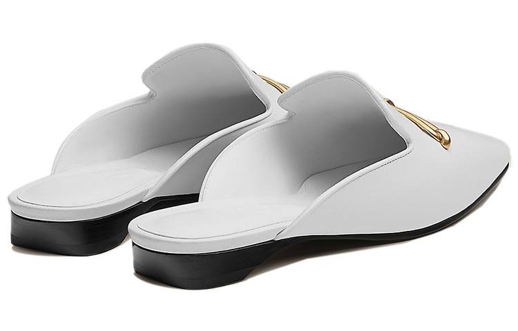 Shop (W) 에르메스 에스미 화이트 염소가죽 뮬 H221156Z-90