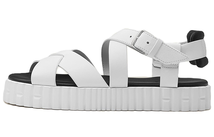 (Women) HERMES Everest 'White Calfskin and High-Tech Jersey' H221031Z-90