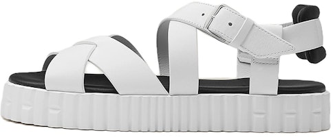 (Women) HERMES Everest 'White Calfskin and High-Tech Jersey' H221031Z-90 (Women) HERMES Everest 'White Calfskin and High-Tech Jersey' H221031Z-90