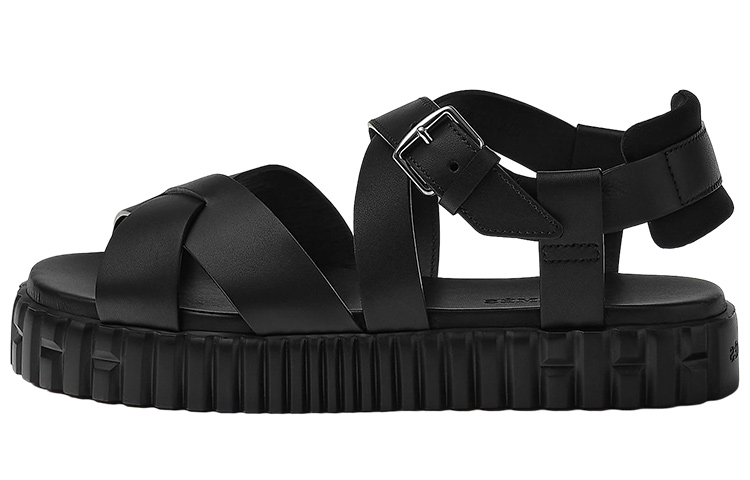 Buy (W) HERMES Sandal Everest 'Hitam' H221031Z-01