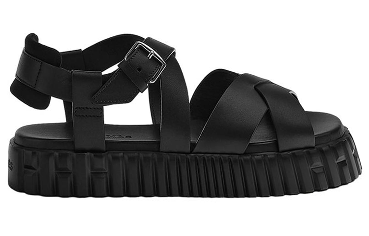 Order (W) HERMES Sandal Everest 'Hitam' H221031Z-01