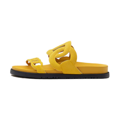 (W) HERMES Extra 'Goatskin Sand Yellow'