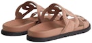 Shop (Women) HERMES Extra 'Pink Open-Toe Flat Sandal' H222301Z-VE