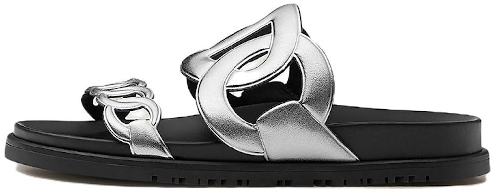 (Women) HERMES Extra Goat Leather 'Black Silver' H221148Z-52 Buy (Women) HERMES Extra Goat Leather 'Black Silver' H221148Z-52