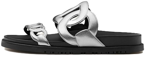 (Women) HERMES Extra Goat Leather 'Black Silver' H221148Z-52 (Women) HERMES Extra Goat Leather 'Black Silver' H221148Z-52