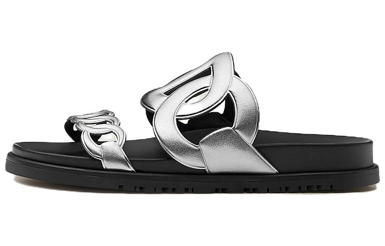 Buy (W) HERMES Kulit Kambing Extra 'Hitam Perak' H221148Z-52