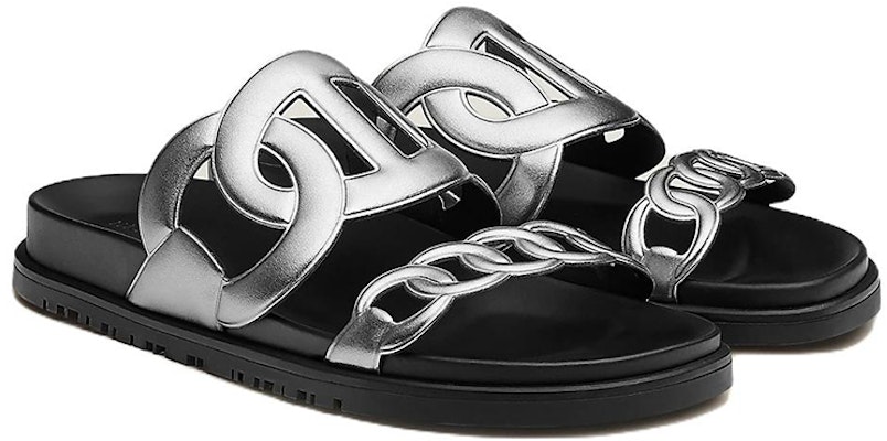(Women) HERMES Extra Goat Leather 'Black Silver' H221148Z-52 Lookbook (Women) HERMES Extra Goat Leather 'Black Silver' H221148Z-52
