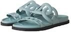Lookbook (W) HERMES Kulit Rata Slip-On 'Biru Fesyen' H222302Z-6A