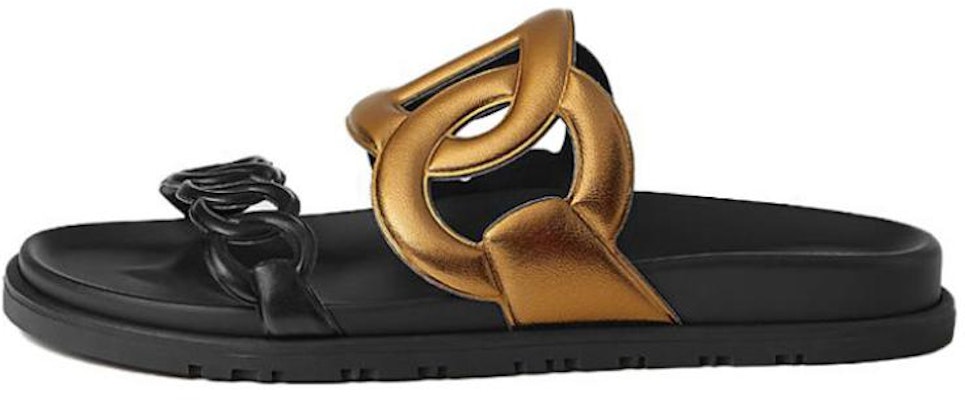 (Women) HERMES Extra Leather Mule Slides 'Black' H222153Z-D0 Buy (Women) HERMES Extra Leather Mule Slides 'Black' H222153Z-D0