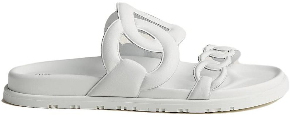 (Women) HERMES Extra Leather Slide 'Open Toe White' H222302Z-91 Order (Women) HERMES Extra Leather Slide 'Open Toe White' H222302Z-91