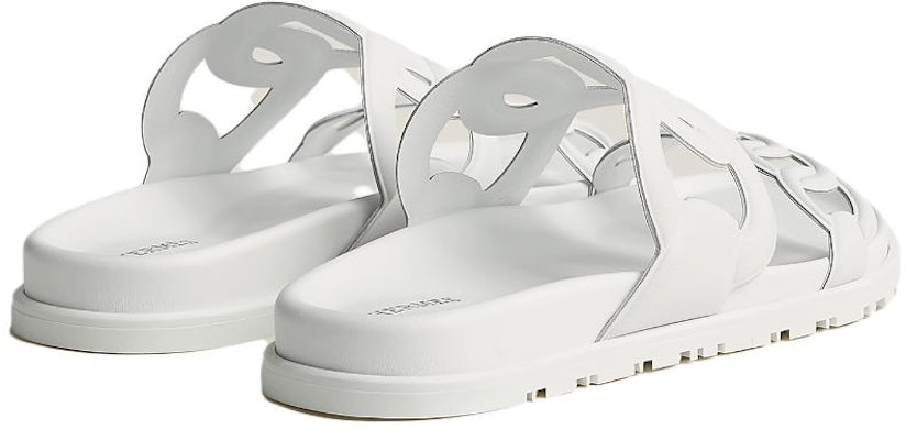 (Women) HERMES Extra Leather Slide 'Open Toe White' H222302Z-91 Shop (Women) HERMES Extra Leather Slide 'Open Toe White' H222302Z-91