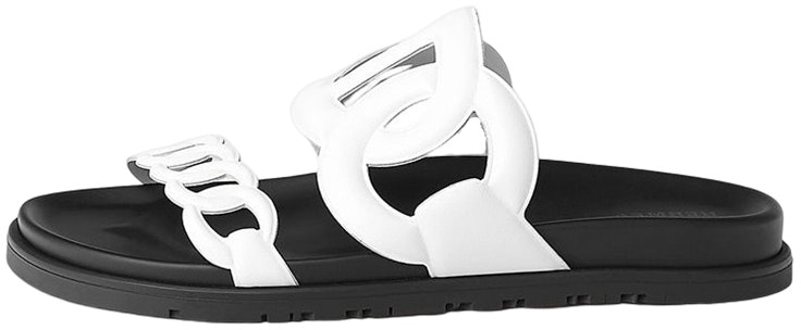 women-hermes-extra-leather-slip-on-black-and-white-h222302-z-90