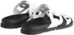 (W) HERMES Slip-On Kulit 'Hitam dan Putih' H222302Z-90