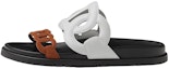 Buy (Women) HERMES Extra Leather Slip-On 'White Brown' H222152Z-90