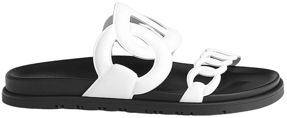 (W) HERMES Sepatu Kulit Slip-On 'Hitam dan Putih' H222302Z-90 Order (W) HERMES Sepatu Kulit Slip-On 'Hitam dan Putih' H222302Z-90