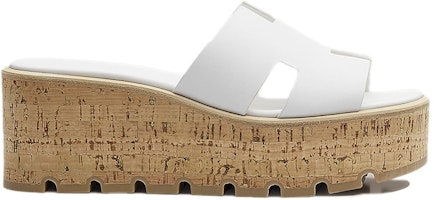 (W) 爱马仕 Eze 30 白色小牛皮凉鞋 H221026Z-90 Order (W) 爱马仕 Eze 30 白色小牛皮凉鞋 H221026Z-90