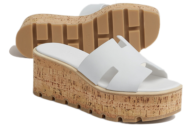 Purchase HERMÈS 愛馬仕 Eze 30 小牛皮涼鞋 女款 白