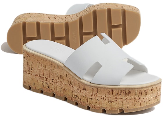 (Women) HERMES Eze 30 'White Calfskin Sandals' H221026Z-90 Purchase (Women) HERMES Eze 30 'White Calfskin Sandals' H221026Z-90