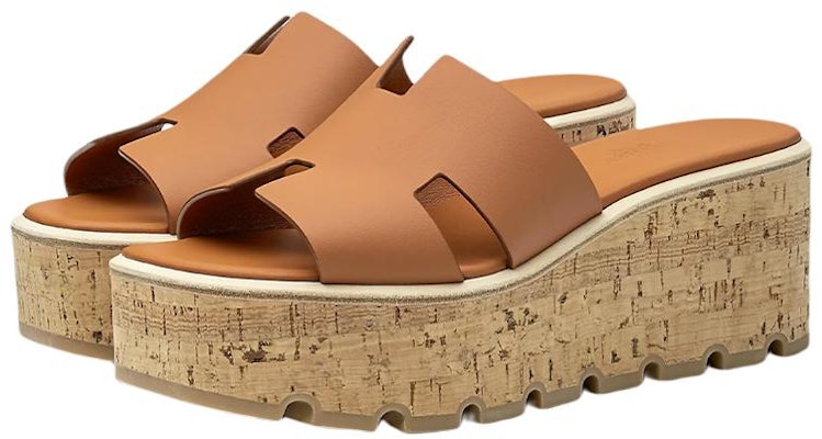 (W) HERMES Eze 30 Sandal 'Coklat' H221026Z-1V Lookbook (W) HERMES Eze 30 Sandal 'Coklat' H221026Z-1V